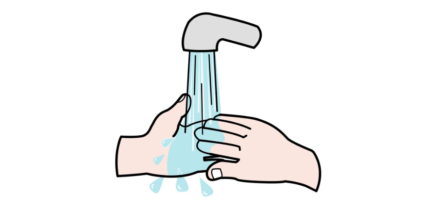 Cómo lavar las manos
