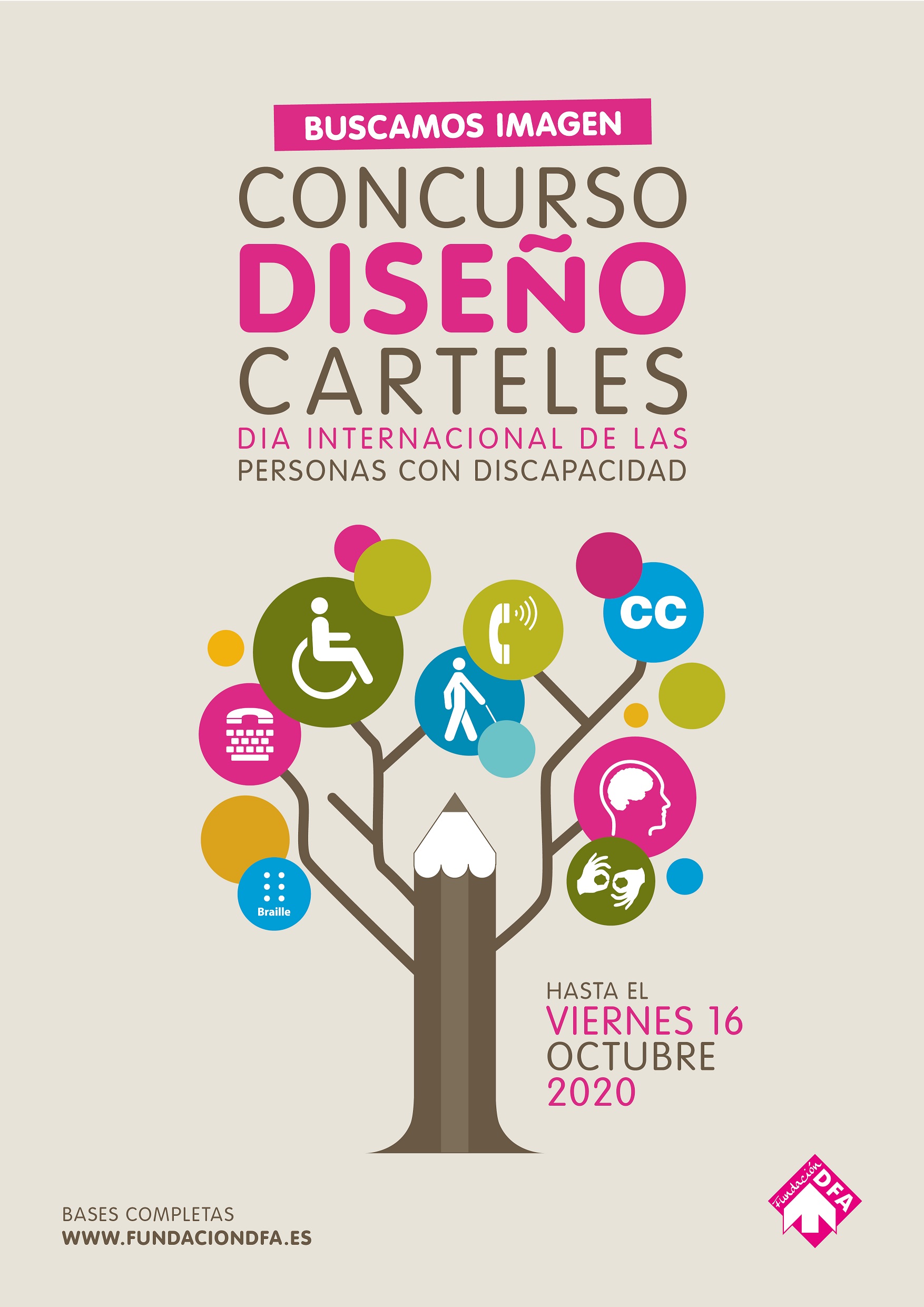 Cartel de la convocatoria del Concurso Buscamos imagen