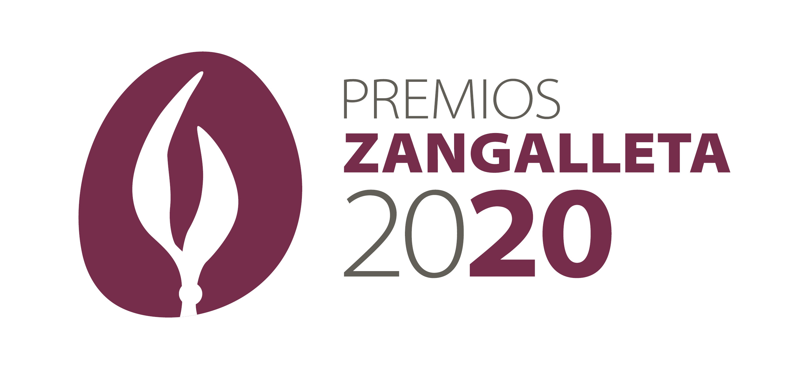 Cartel publicitario donde se lee: Premios Zangalleta 2020 y el icono que representa a estos premios