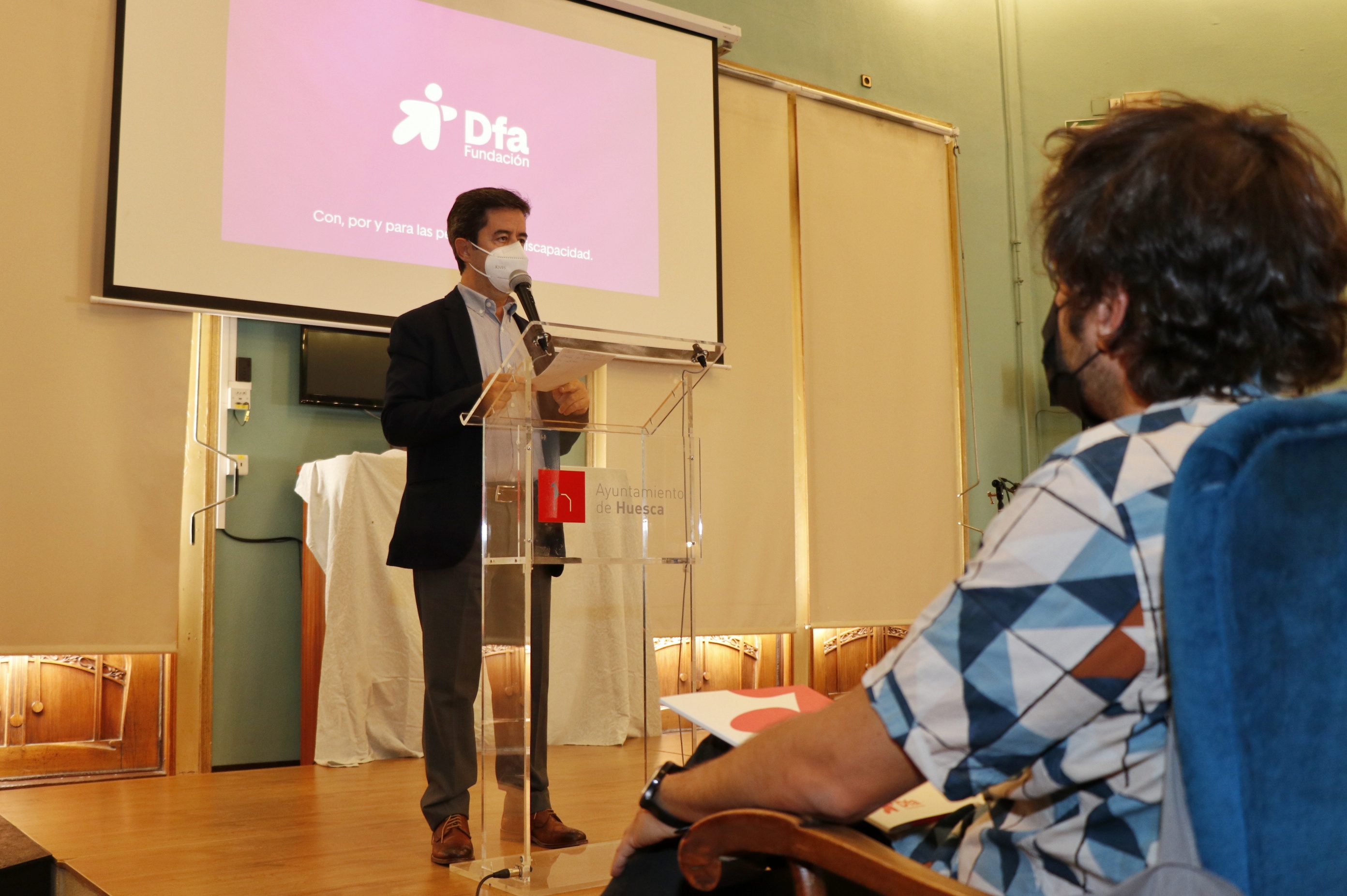 El Alcalde de Huesca interviene en el acto de presentación