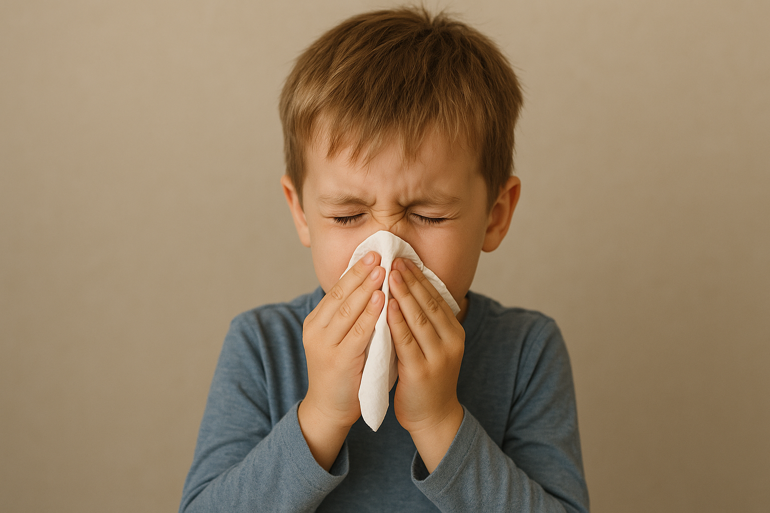 Niño-sonandose-mocos