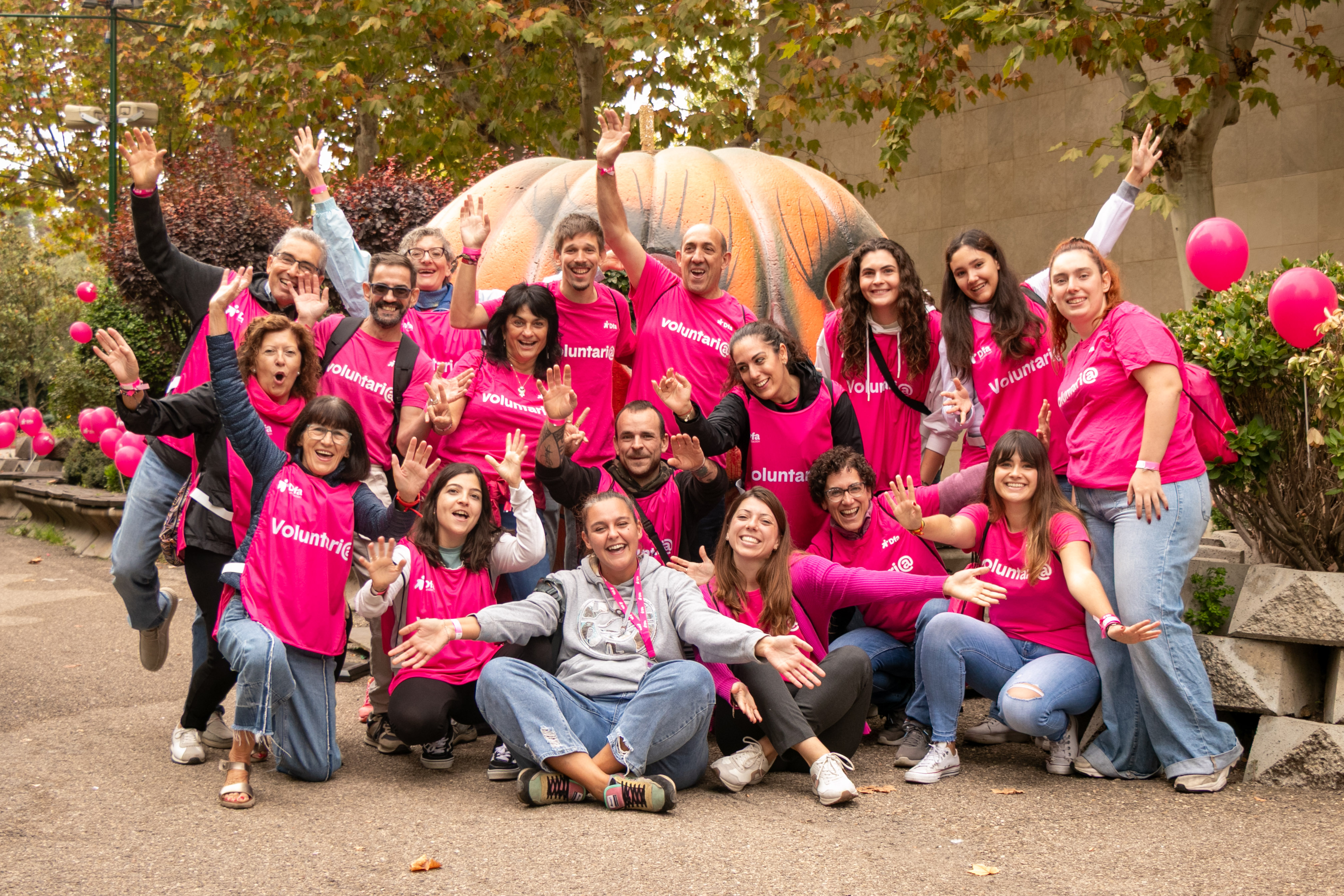 Parte del voluntariado