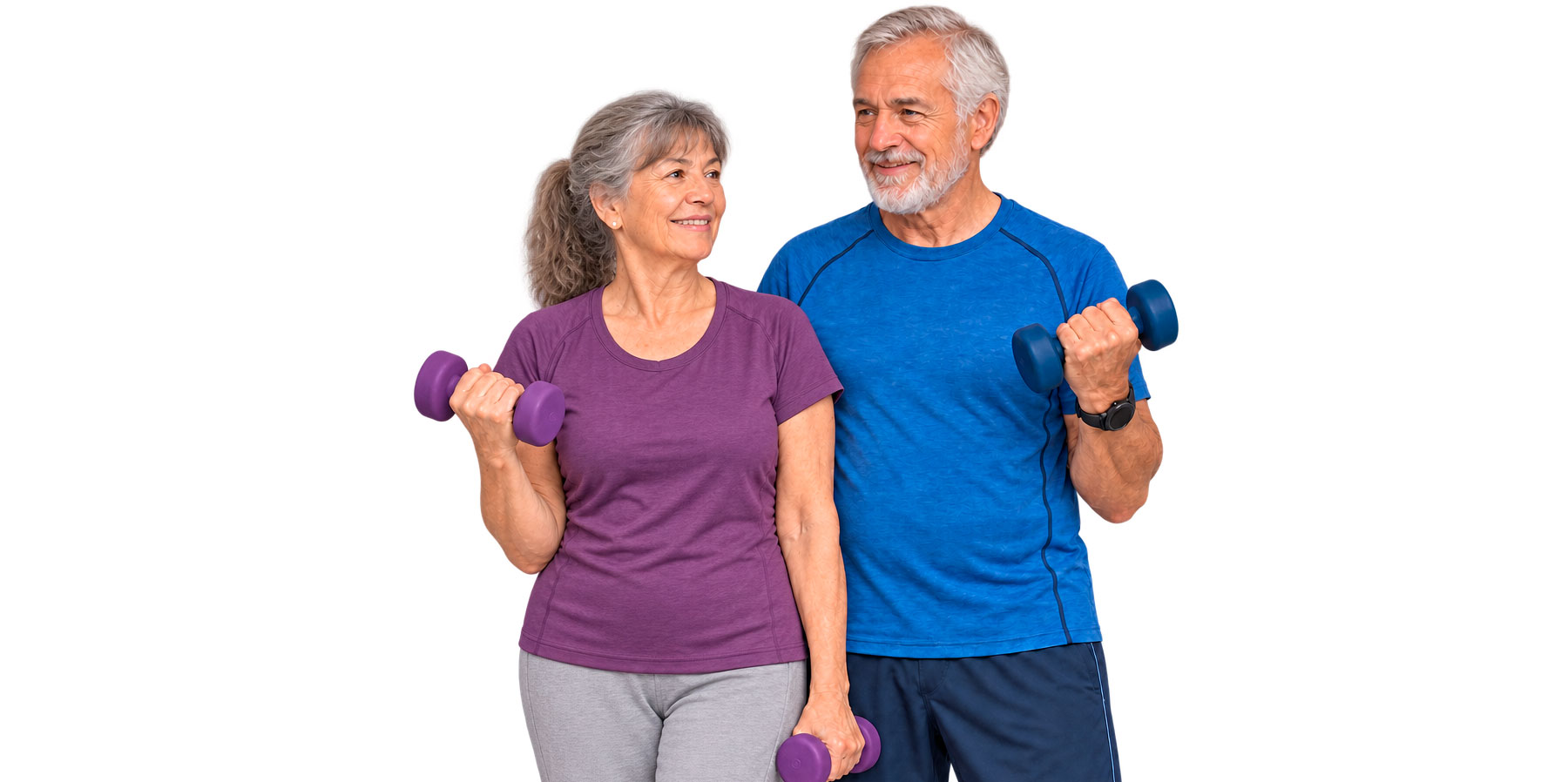 Pareja en gimnasio