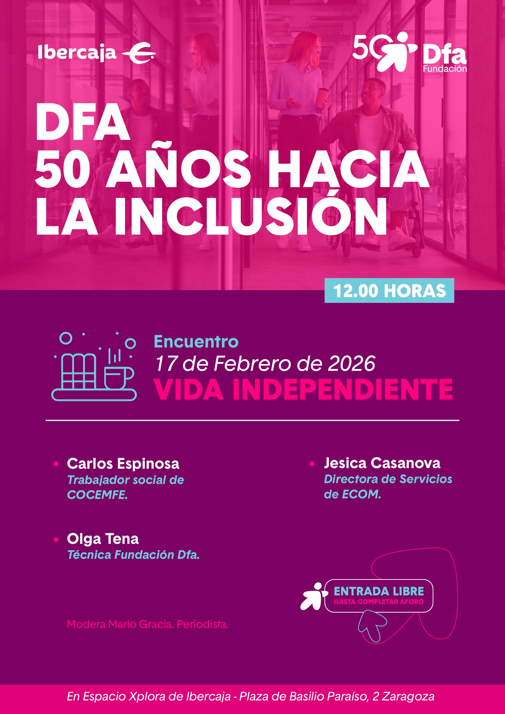 Cartel encuentro Vida independiente