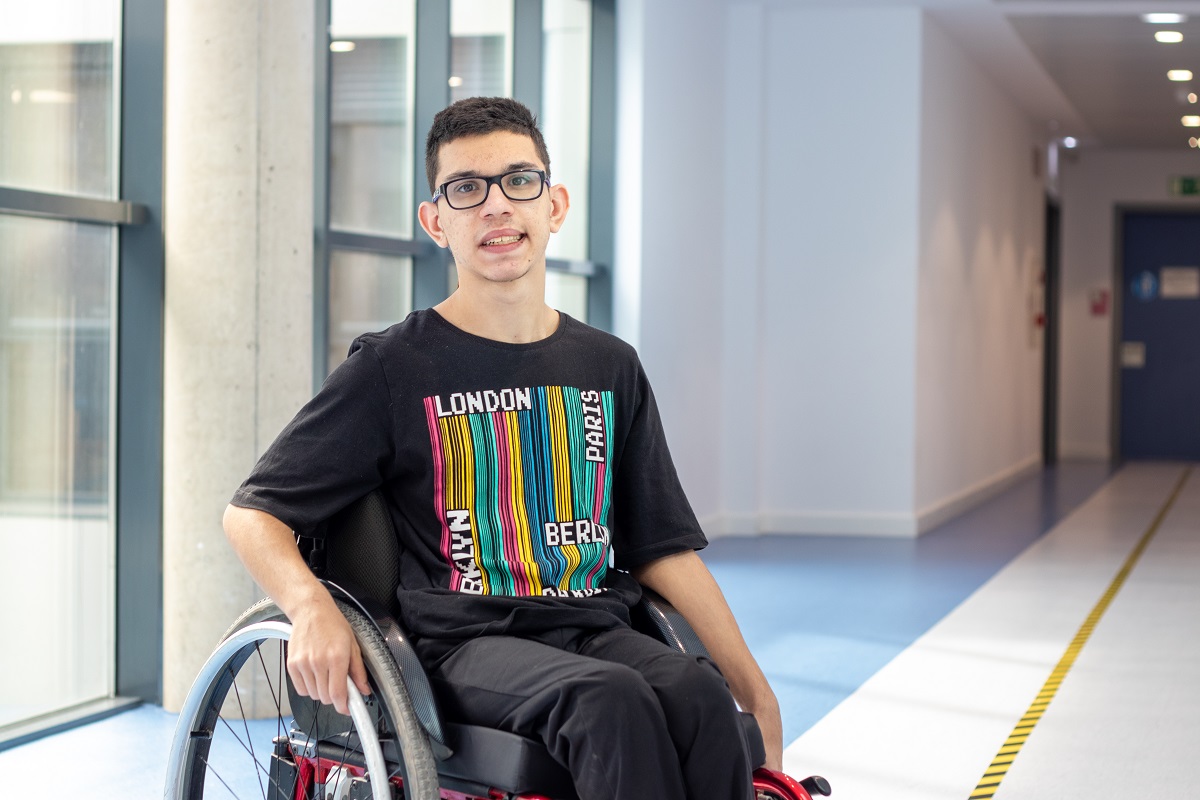 Usuario con discapacidad de formación