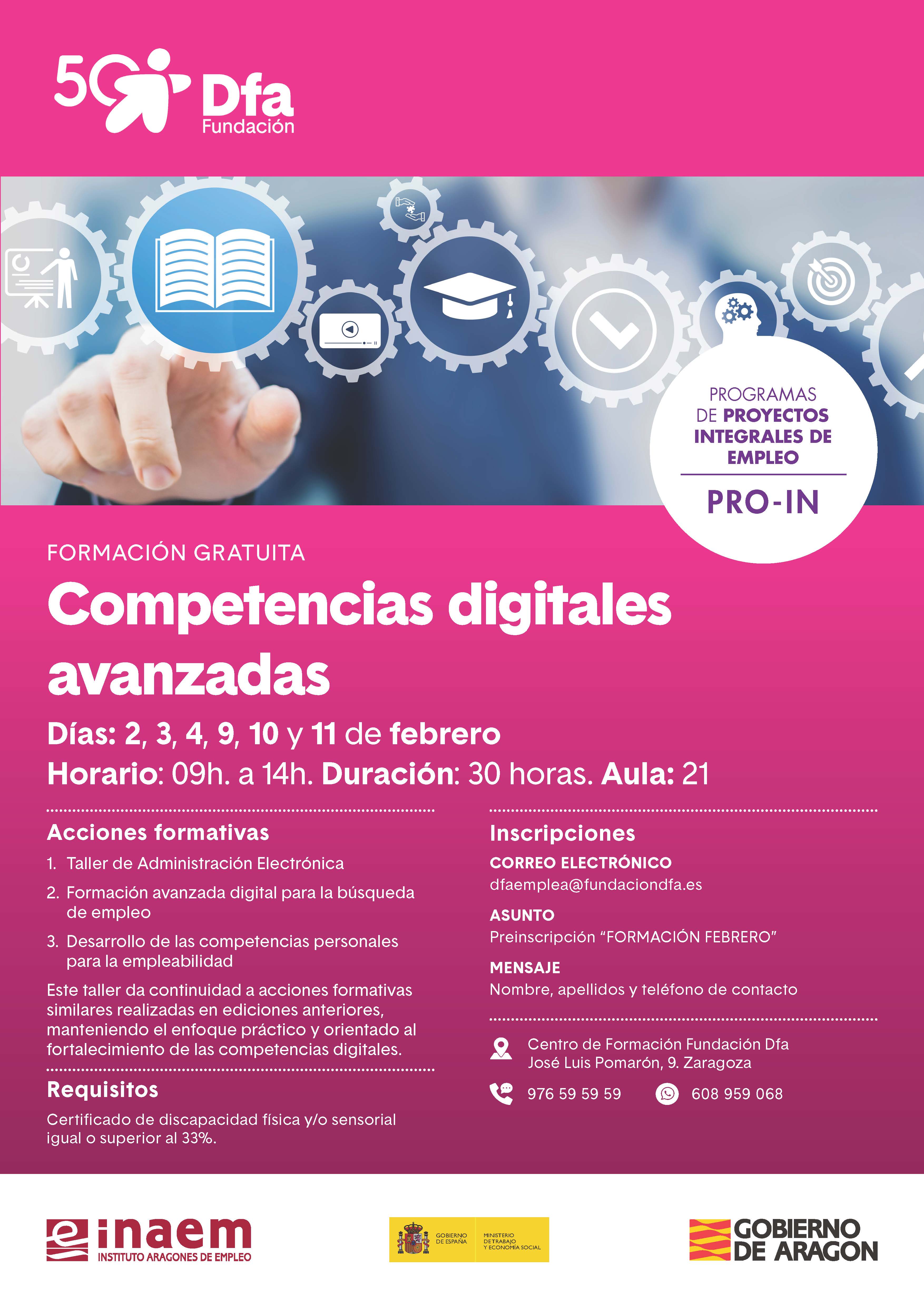 Talleres competencias digitales Pro-In