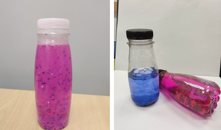 Botellas sensoriales