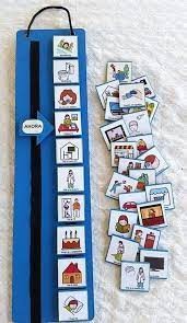 Agenda visual de un día