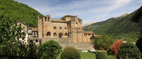 Imagen del monasterio de Siresa en Huesca