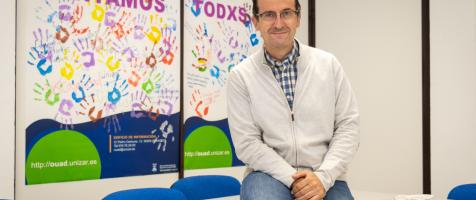 Fernando Latorre, responsable de la OUAD, en su despacho