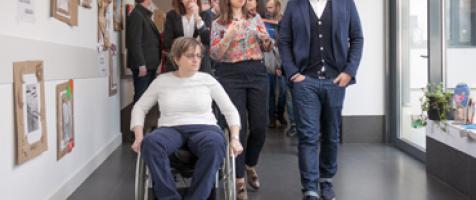 Albert Rivera, presidente de Ciudadanos, visita Fundación DFA