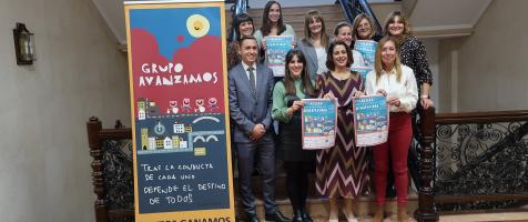 Organizadores y autoridades, en el acto de presentación