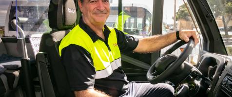 Conductor de autobús de Dfa