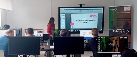 Uno de los talleres dirigidos a la búsqueda de empleo