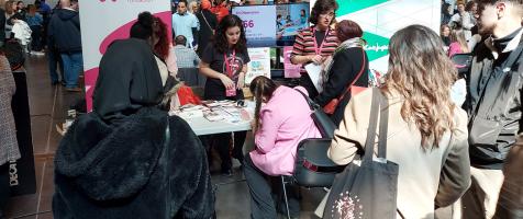 El estand de Fundación Dfa en el Salón de Empleo