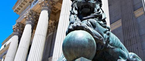 Fachada del Congreso de los Diputados