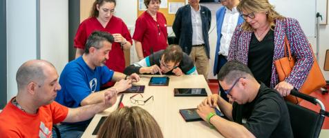 Visita al centro de día