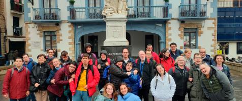 Foto de familia de viaje a Zarautz