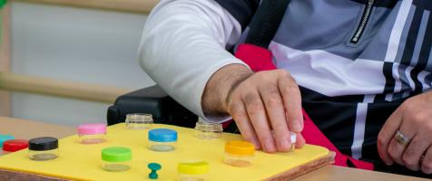 Sesión terapia ocupacional