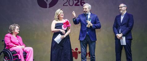 Marta Valencia, Adriana Oliveros, Jorge Azcón y Samuel Barraguer