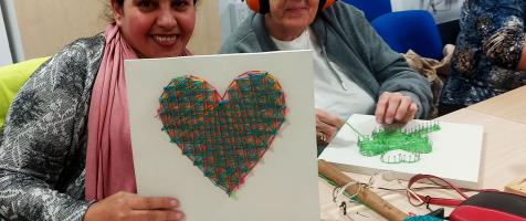 Taller string art