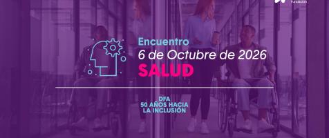 Cartel encuentro salud ciclo 50 años hacia la inclusión