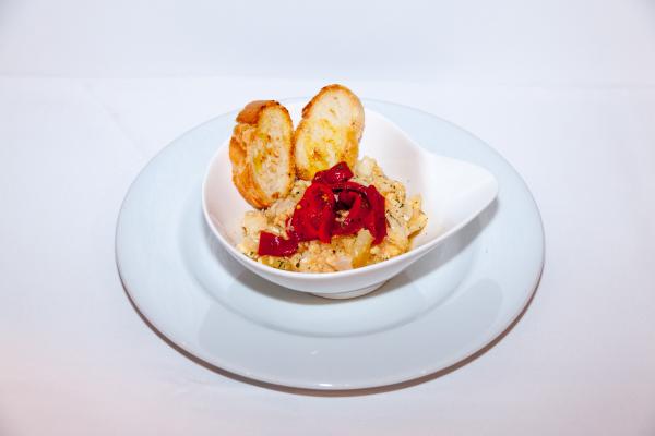 Imagen de plato con bacalao ajoarriero