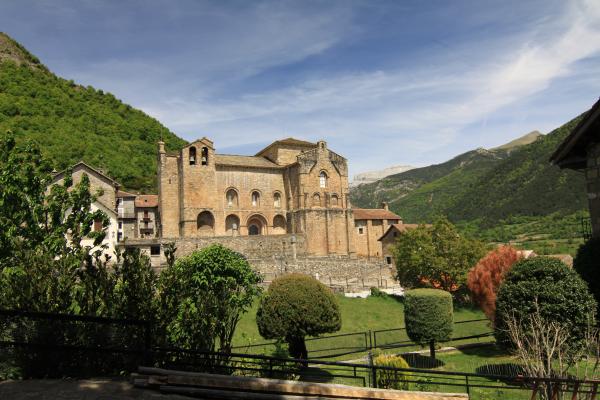 Imagen del monasterio de Siresa en Huesca