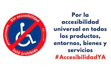 La discapacidad sale a la calle para exigir #AccesibilidadYA