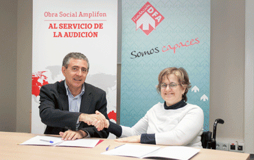 Convenio de colaboración entre Amplifón y Fundación DFA