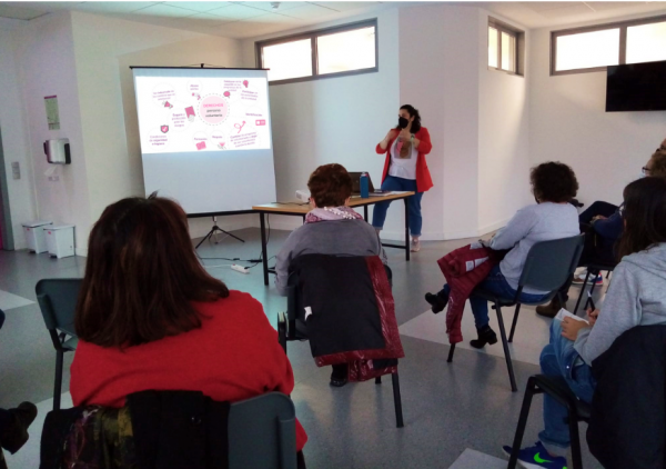 Sesión formativa con el voluntariado