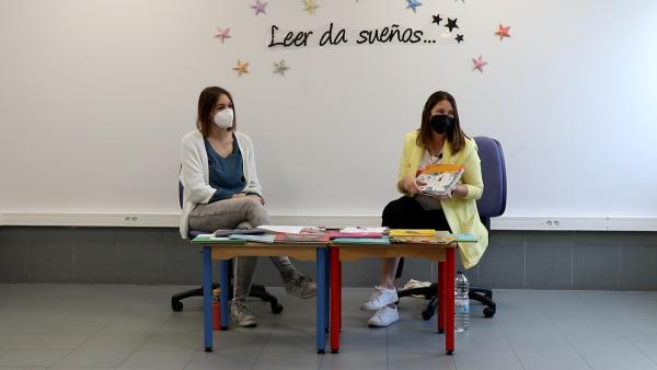 Laura Tremps y Rosana Alegre, en plena sesión