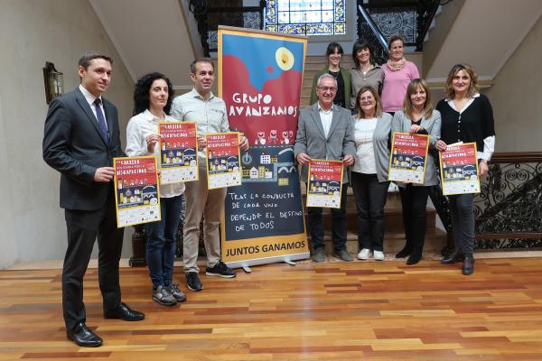 Foto oficial de la presentación de la carrera