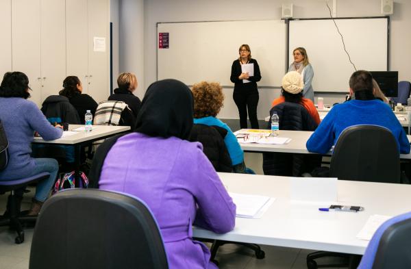 Uno de los talleres de empleo organizados este año