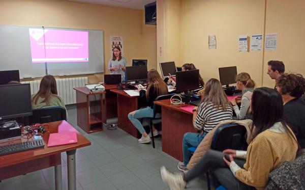 charla de sensibilización en Teruel