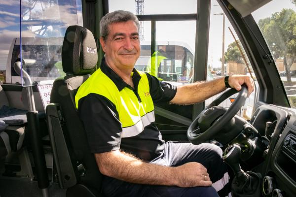 Conductor de autobús de Dfa