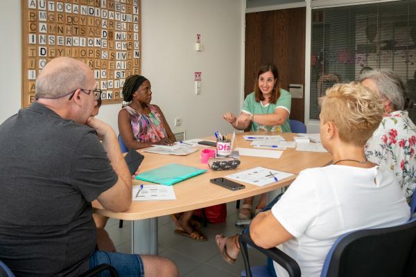 Uno de los encuentros grupales