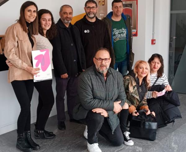 Participantes en la visita a Futbol Emotion