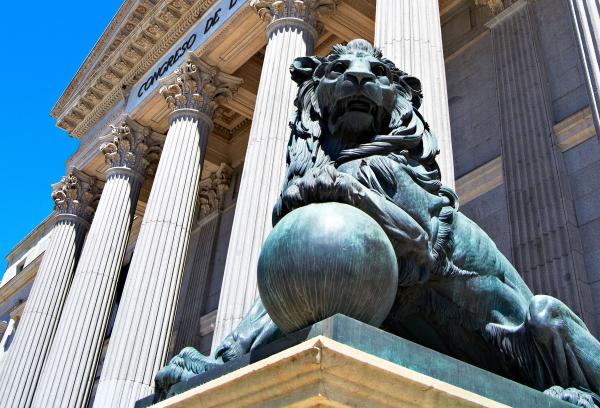 Fachada del Congreso de los Diputados