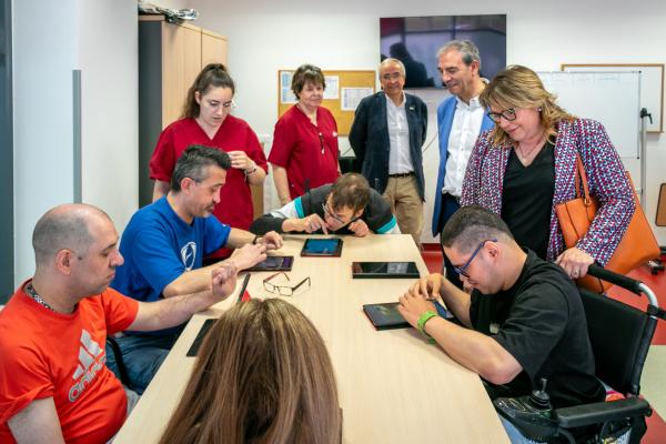 Visita al centro de día