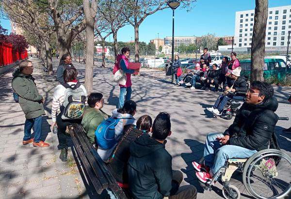 El alumnado de la FIPA, en una salida