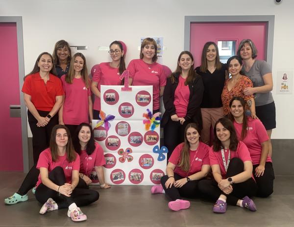 Foto de familia de las trabajadoras