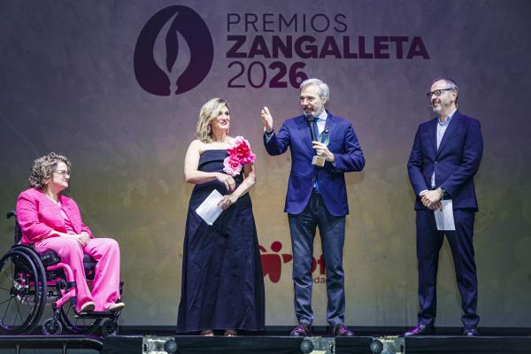 Marta Valencia, Adriana Oliveros, Jorge Azcón y Samuel Barraguer