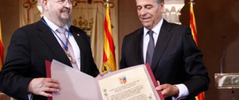 Entrega de la Medalla de las Cortes de Aragón a Fundación DFA